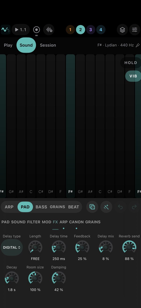 Sound controls
